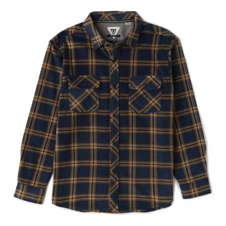 Chemise Polaire Homme Vissla Eco zy Polar Flannel Dark Naval