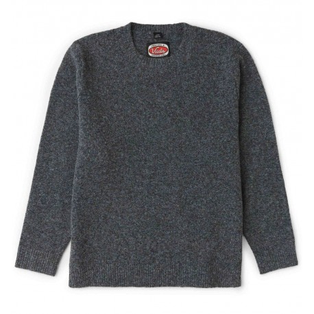 Pull Homme Vissla Presley Crew Neck Black Heather