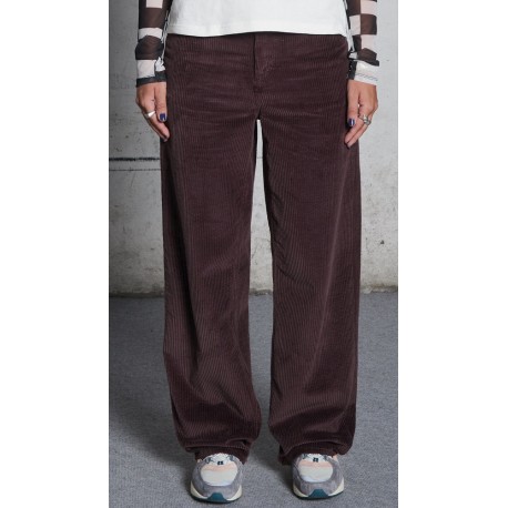 Pantalon Velours Femme VOLCOM Weellow II Corduroy Raisin