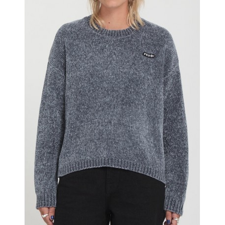 Pull Femme VOLCOM Bubble Tease Storm Blue