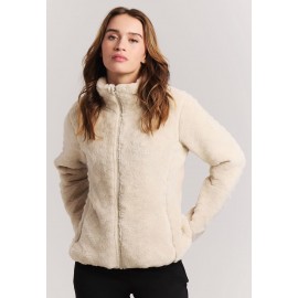 Polaire Femme PROTEST Prtfinta full zip top Kit off White