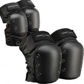 Set Pro-Tec Genouillères et Coudières Knee Elbow Pad