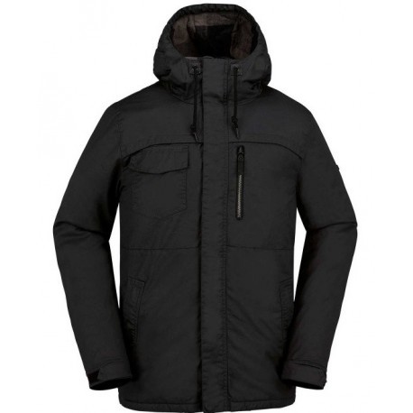 Man Coat Volcom Monrovia Ins Black